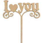 Подарочный топпер I love you